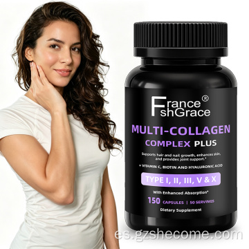 Shecome Multi Colágeno Complejo Cabello Piel Uñas Colágeno